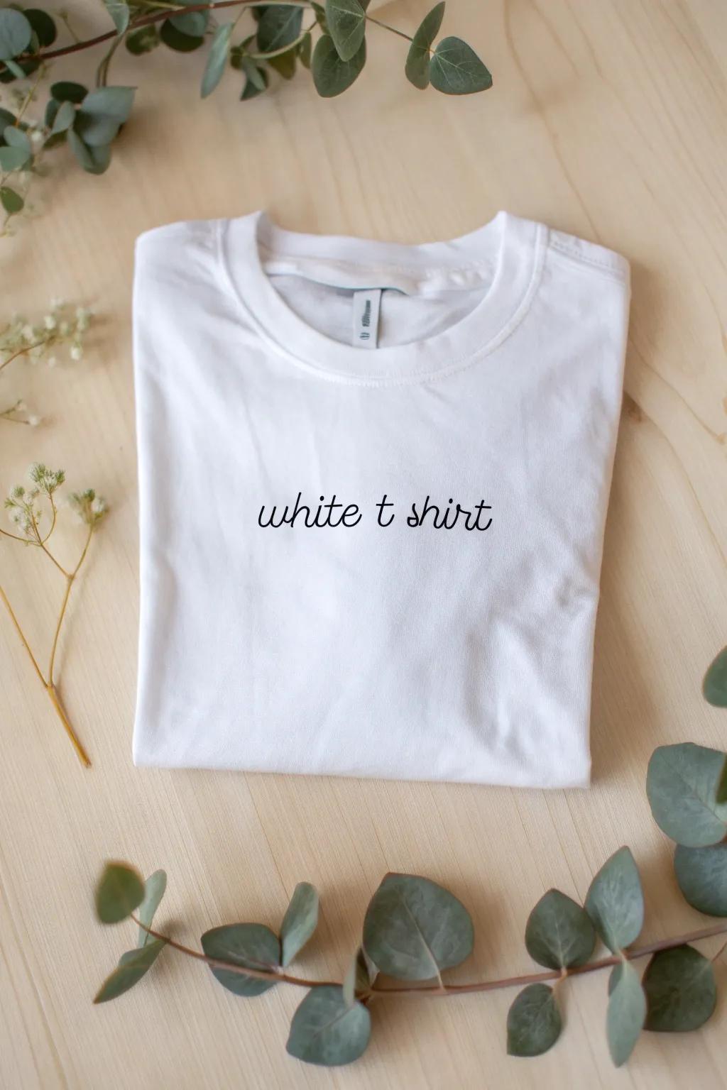 Make your shirt the messenger with simple text-based designs that resonate deeply.