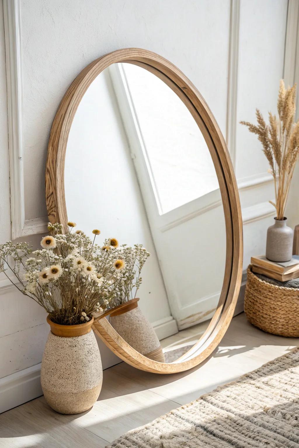 Reflect elegance and broaden your space with <strong><em>strategically placed mirrors</em></strong> at your craft show booth.” loading=”lazy” class=”pimg”>
	</picture><figcaption>Reflect elegance and broaden your space with <strong><em>strategically placed mirrors</em></strong> at your craft show booth.</figcaption></figure>
<p>Mirrors can make your booth appear larger and brighter. I like to place them strategically so customers can see themselves with my products.</p>
<h3>Check these products out:</h3>
<ul class=