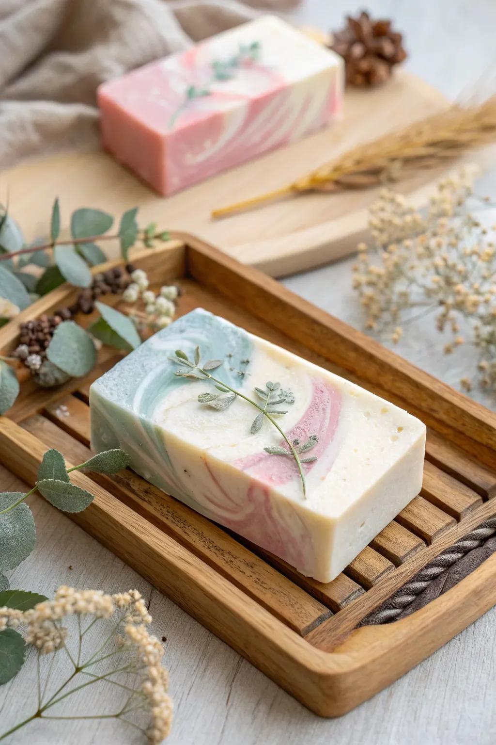 Elevate your senses with handcrafted cleansing bars that blend splendor and intention. Suited for those who treasure ease and artistry.