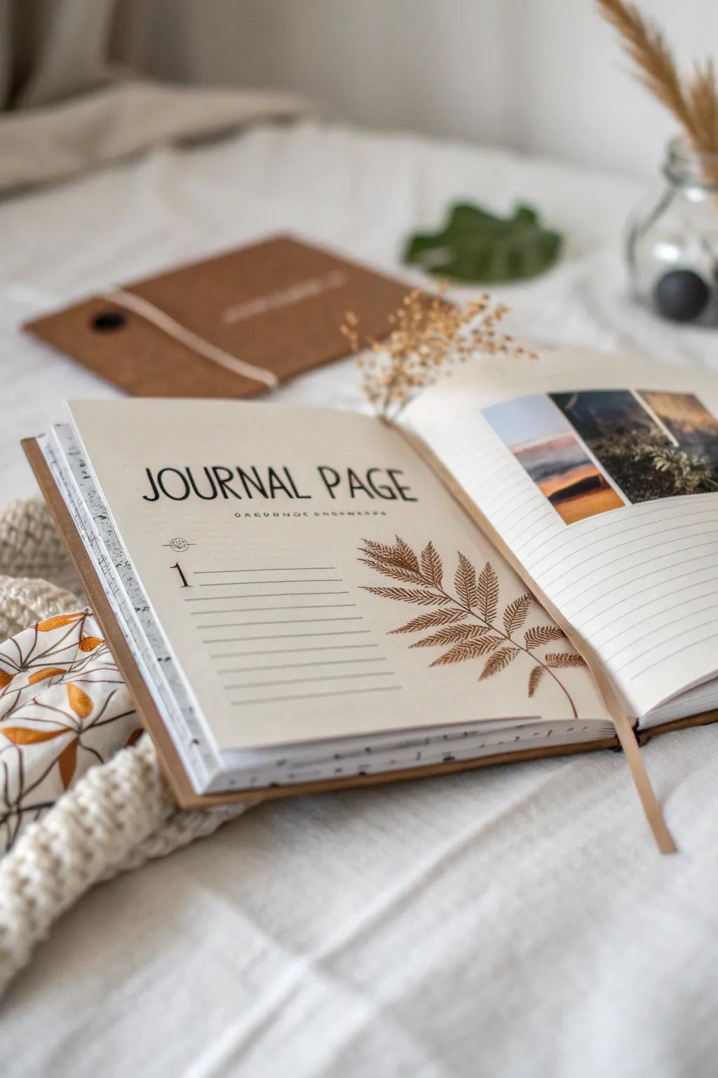 Embrace the skill of expressions using striking lettering in your scrapbook.