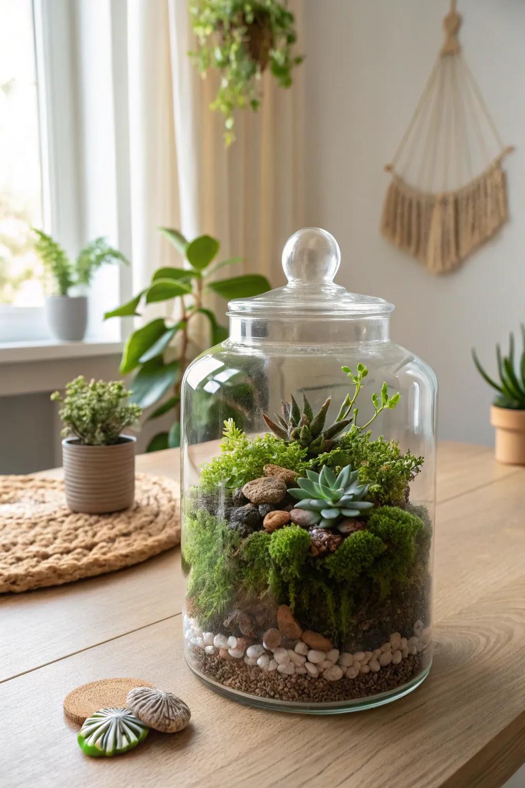Create a serene slice of nature with your own DIY enclosed garden—where simplicity meets natural beauty.