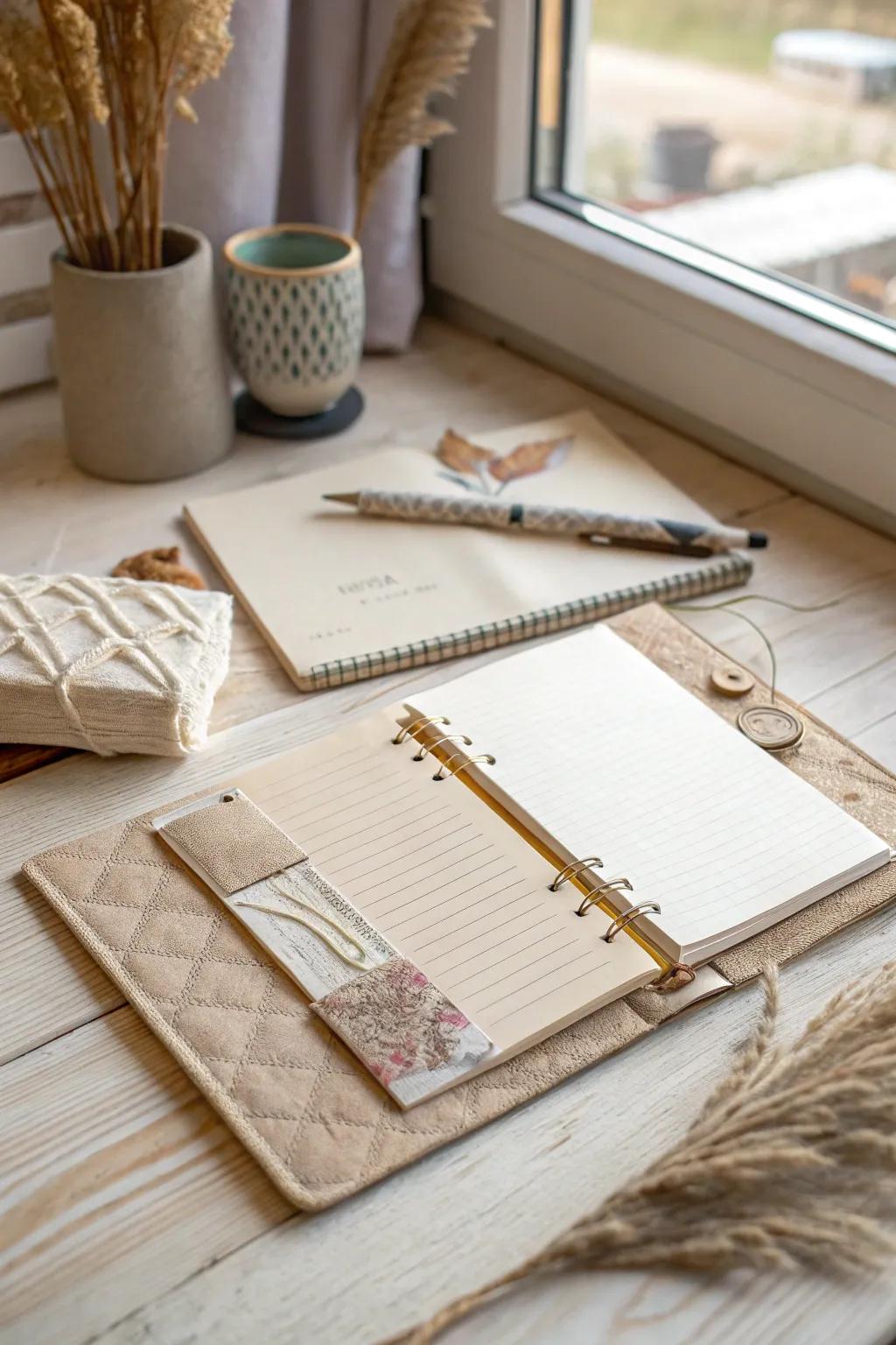 Uncover the allure of interactive scrapbook journaling using concealed folds and slots.
