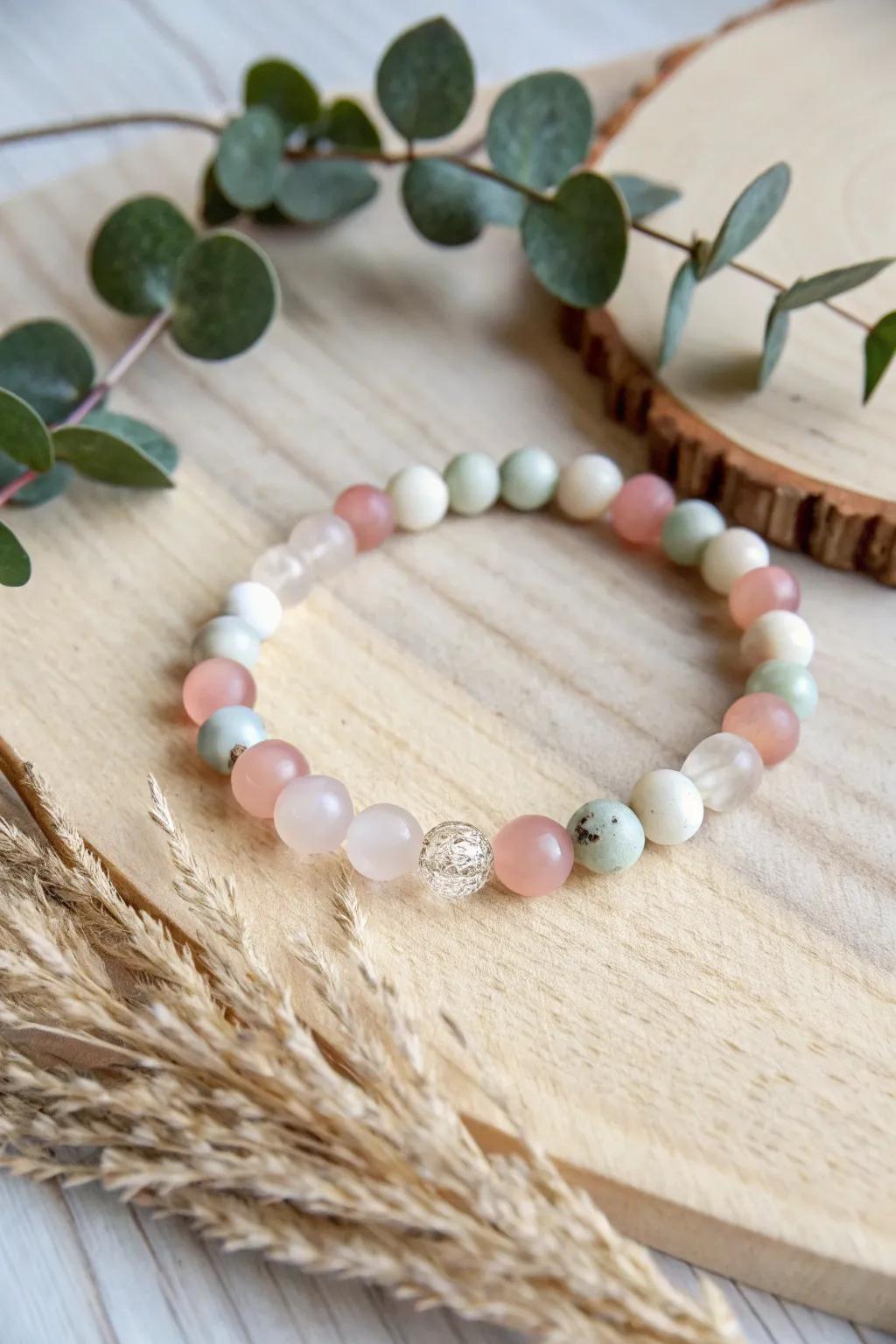 Infuse renewed vitality into aged beads with this eco-chic, repurposed bracelet.