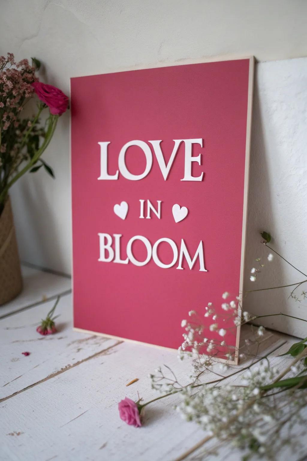 Create a statement this Valentine's with a striking burst of rose and simple sophistication.