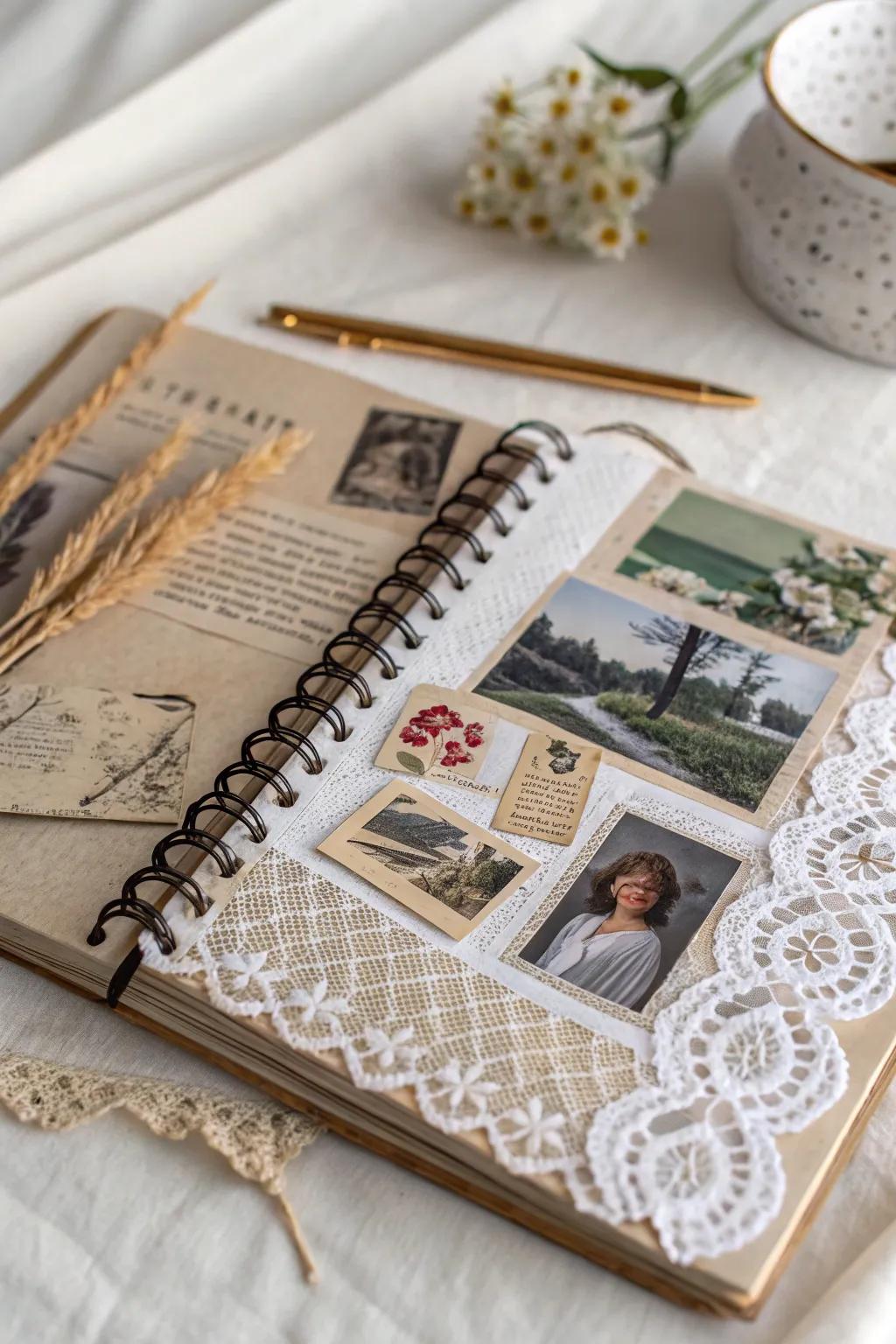 Unleash your imagination with diverse media fusion - where vintage combines with feel.