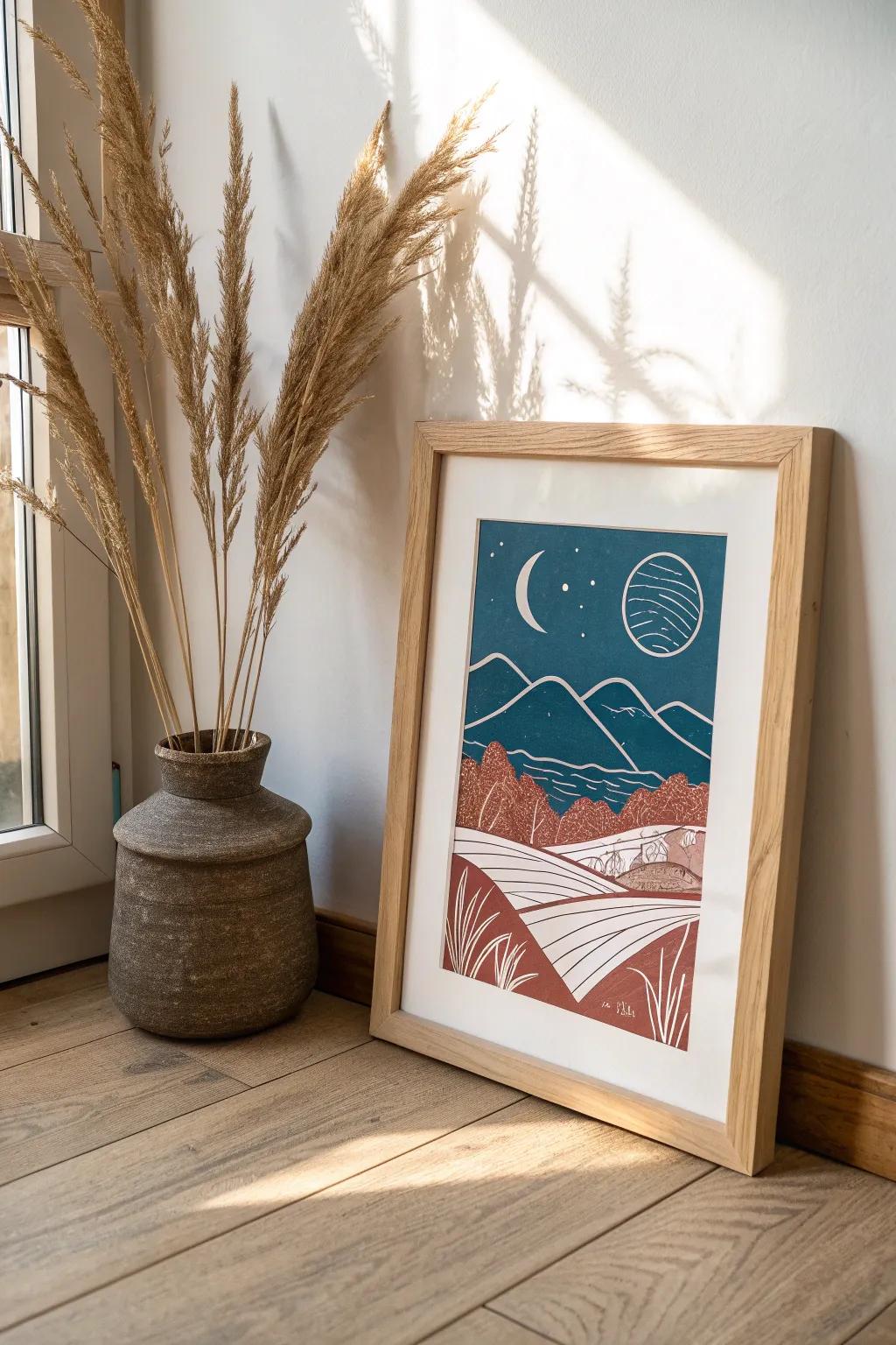 Elevate your area with bespoke wall art that combines simplicity and striking shades, ideal for the contemporary minimalist.