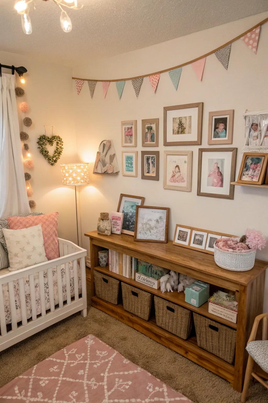 Personal touches make the nursery feel personal.