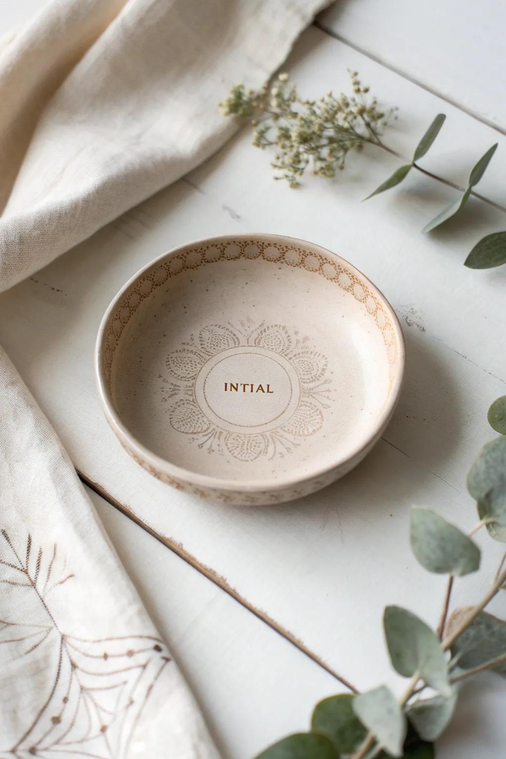 Organize your treasures with a touch of handmade beauty. 🌿✨ #DIYJewelryDish