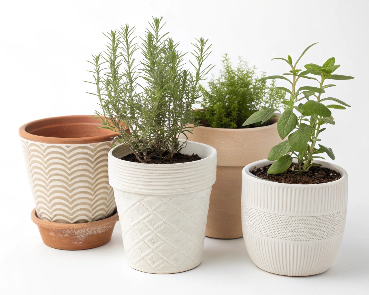 Gather your materials including various pots and tools to begin the transformation.