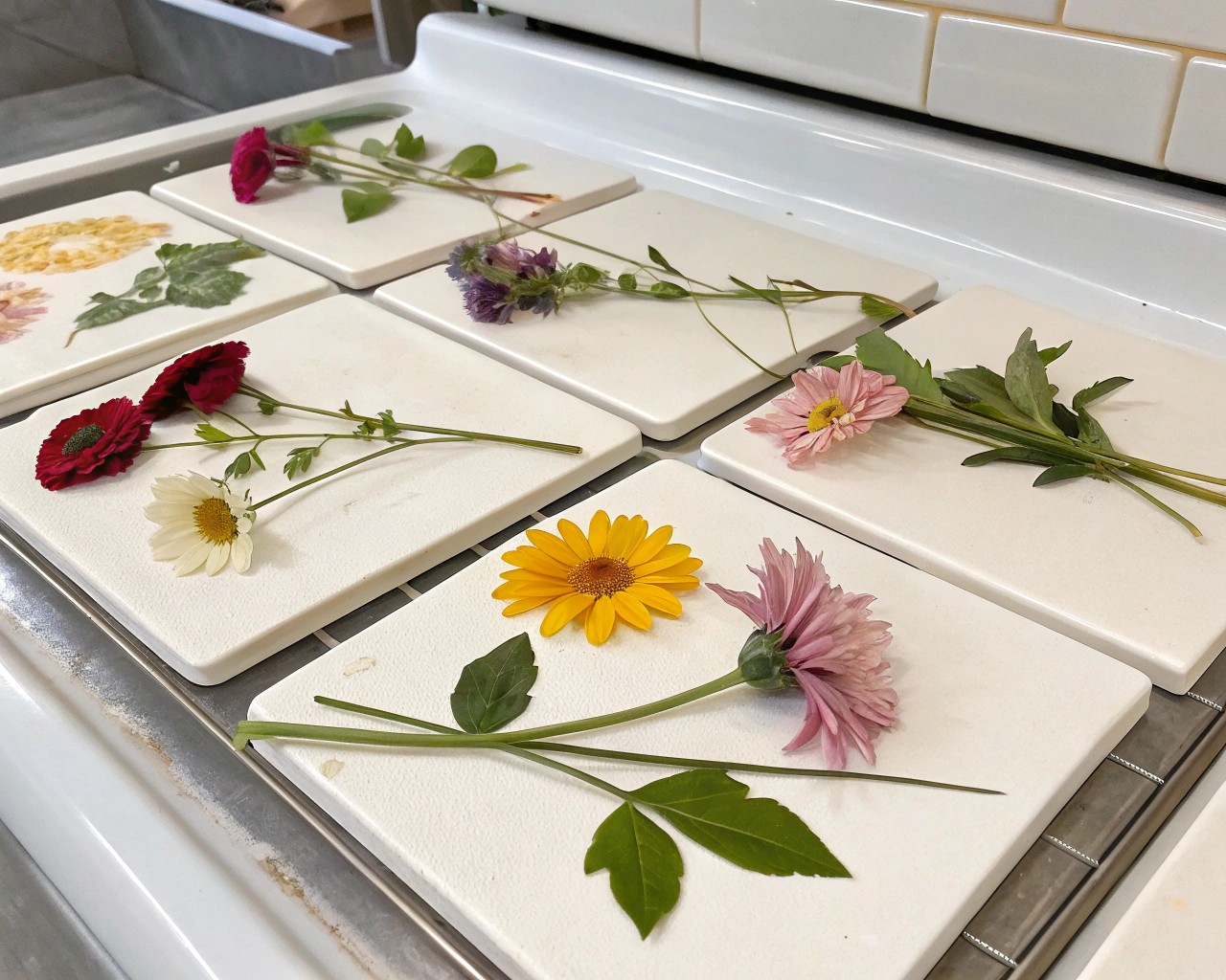 Microwave pressing offers a fast alternative for preserving flower colors.